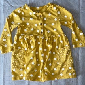 Carter’s yellow polka dot Dress